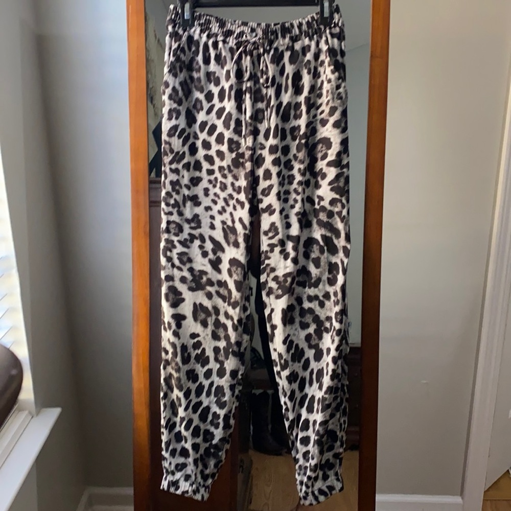 Michael Michael Kors Leopard Print Soft Jogger